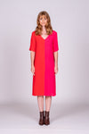 Hazel Dress - Pink/Red