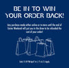 Giveaway! Win your order back!
