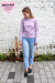 Alisa Top - Lilac Stripe