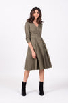 Gisele Dress - Khaki