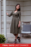 Gisele Dress - Khaki