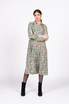 Lucia Dress L/S - Brown Tulip | SAMPLE