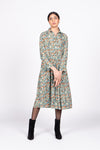 Lucia Dress L/S - Brown Tulip | SAMPLE