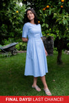 Lulu Dress - Blue Stripe