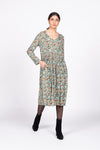 Otama Dress V L/S - Brown Tulip | SAMPLE