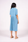 Lucia Dress S/S - Blue Tile | SAMPLE