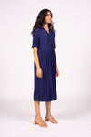 Lucia Dress S/S - Navy | SAMPLE