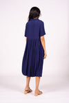 Lucia Dress S/S - Navy | SAMPLE