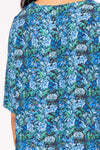Hazel Dress S/S - Azure Floral | SAMPLE