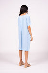 Quinn Dress S/S - Blue Rattan | SAMPLE
