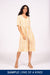 Otama V Dress S/S - Golden Stripe | SAMPLE