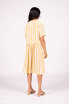 Otama V Dress S/S - Golden Stripe | SAMPLE