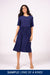 Otama Dress S/S - Navy | SAMPLE