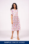 Otama Dress S/S - Hazy Floral | SAMPLE