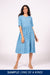 Otama Dress S/S - Blue Tile | SAMPLE