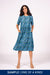 Otama Dress S/S - Azure Floral | SAMPLE