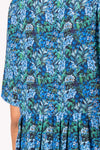 Lucia Dress S/S - Azure Floral | SAMPLE