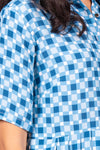 Lucia Dress S/S - Blue Tile | SAMPLE
