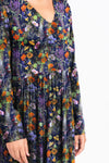 Otama Dress V L/S - Dark Poppy | SAMPLE