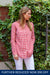 Valentina Shirt - Red Diamond