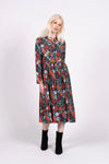 Amore Dress L/S - Autumn Cosmos | SAMPLE