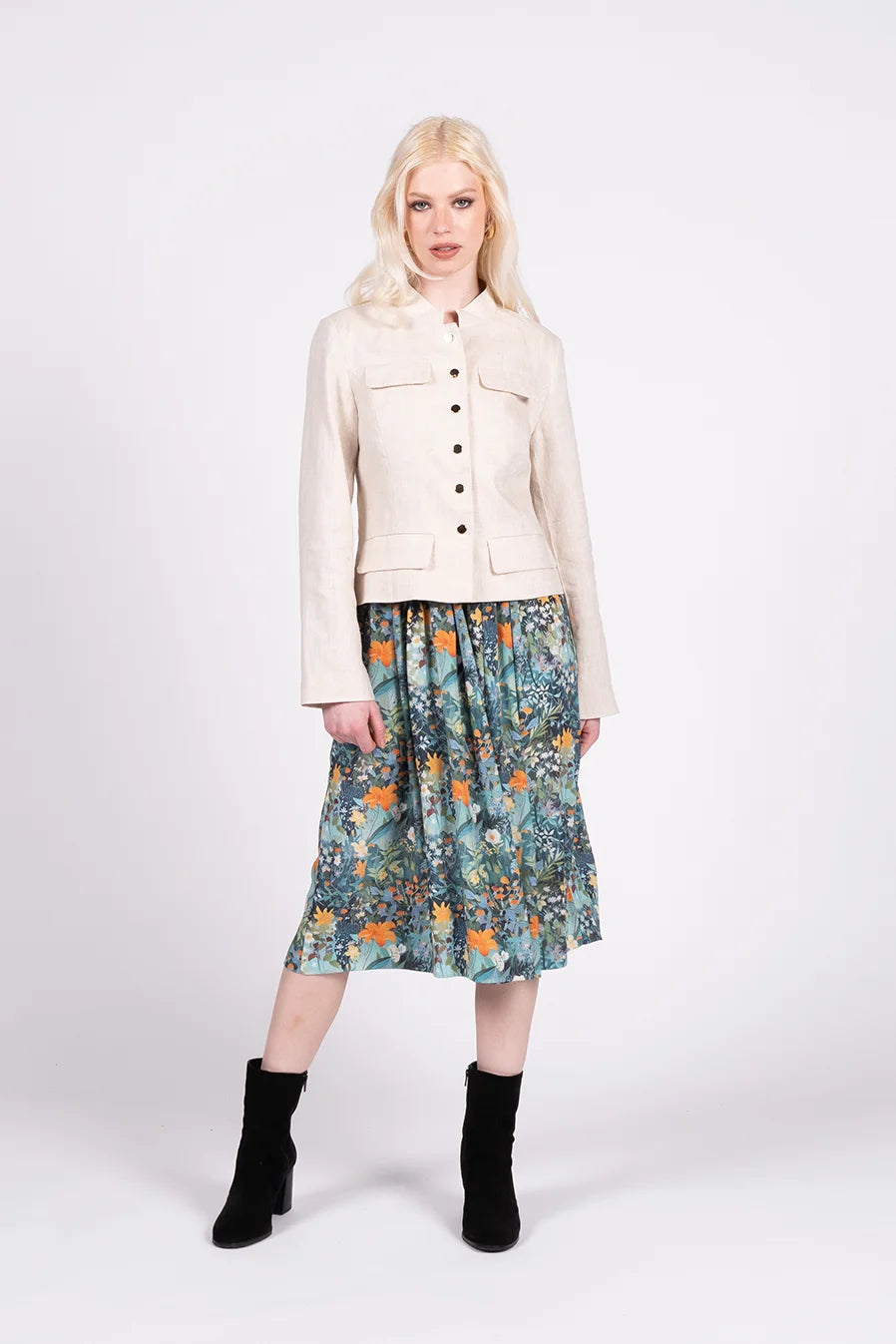 Chloe Jacket - Linen