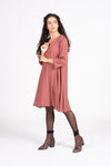 Florence Dress L/S - Pinot | SAMPLE
