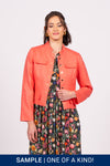 Chloe Jacket - Linen | SAMPLE