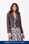 Clara Blazer - Brown | SAMPLE