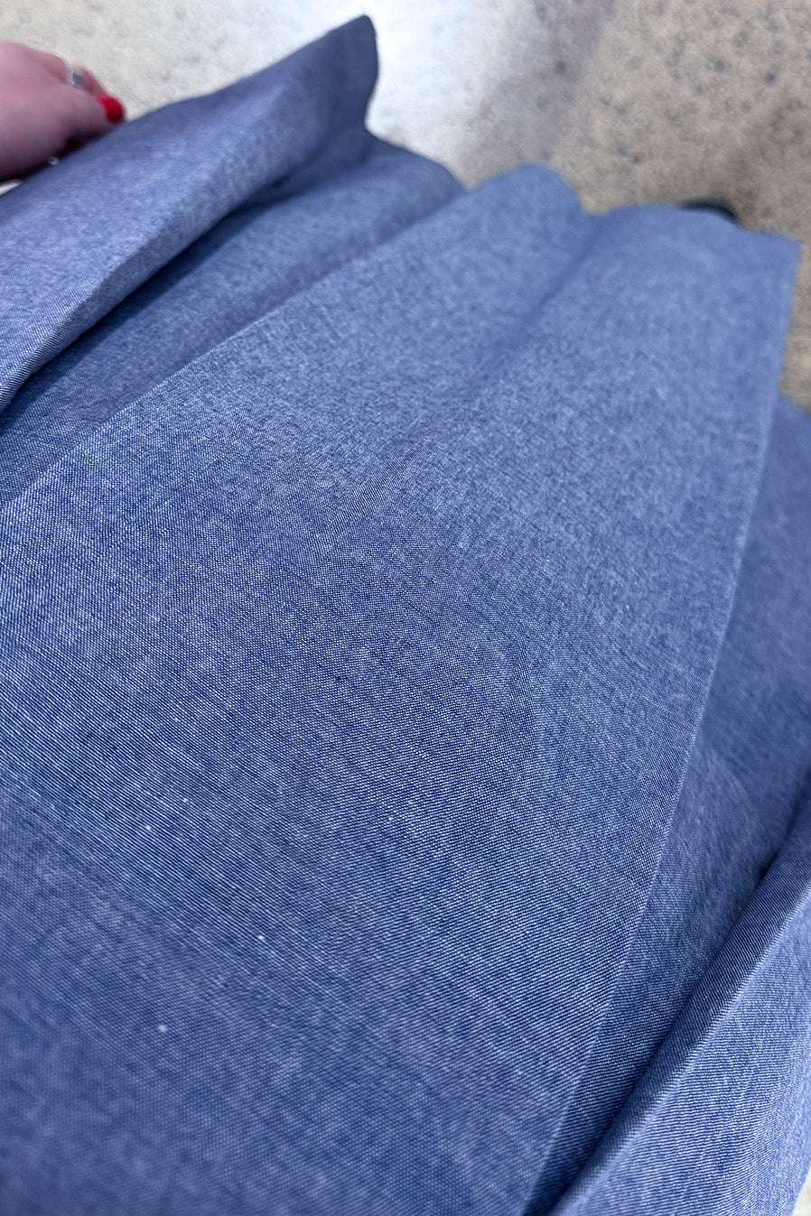 Gisele Dress - Blue Chambray | SAMPLE