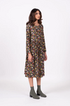 Otama Dress L/S - Forest Floral