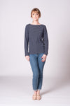 Alisa Top - Navy/White Stripe