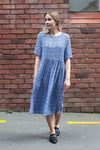 Otama Dress - Blue Spot