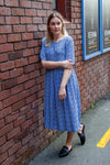 Otama Dress - Blue Spot