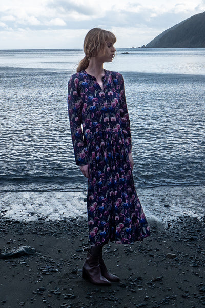 Frances Dress - Pansy Print