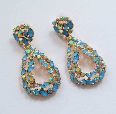 Emmaline Earrings - Blue