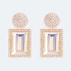 Genevieve Earrings - Clear