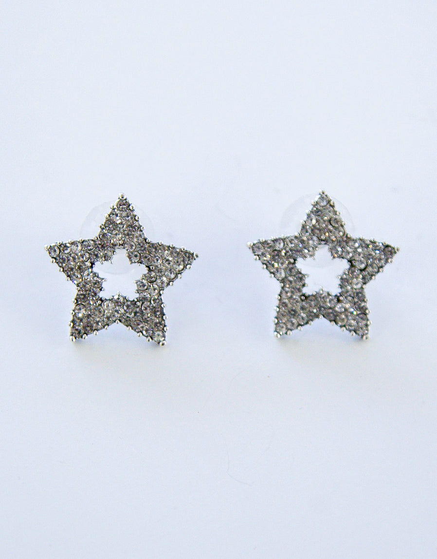 Stella Earrings - Silver