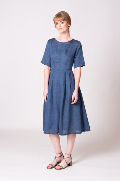 London Dress - Blue
