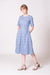 London Dress - Blue Spot