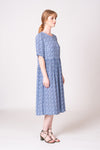 Otama Dress - Blue Spot