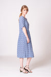 Otama Dress - Blue Spot