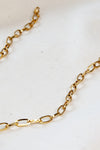 Paper Clip Chain - Gold Medium