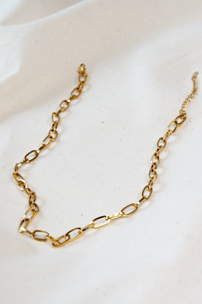 Paper Clip Chain - Gold Medium
