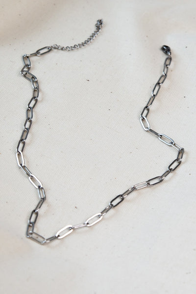 Paper Clip Chain - Silver Small