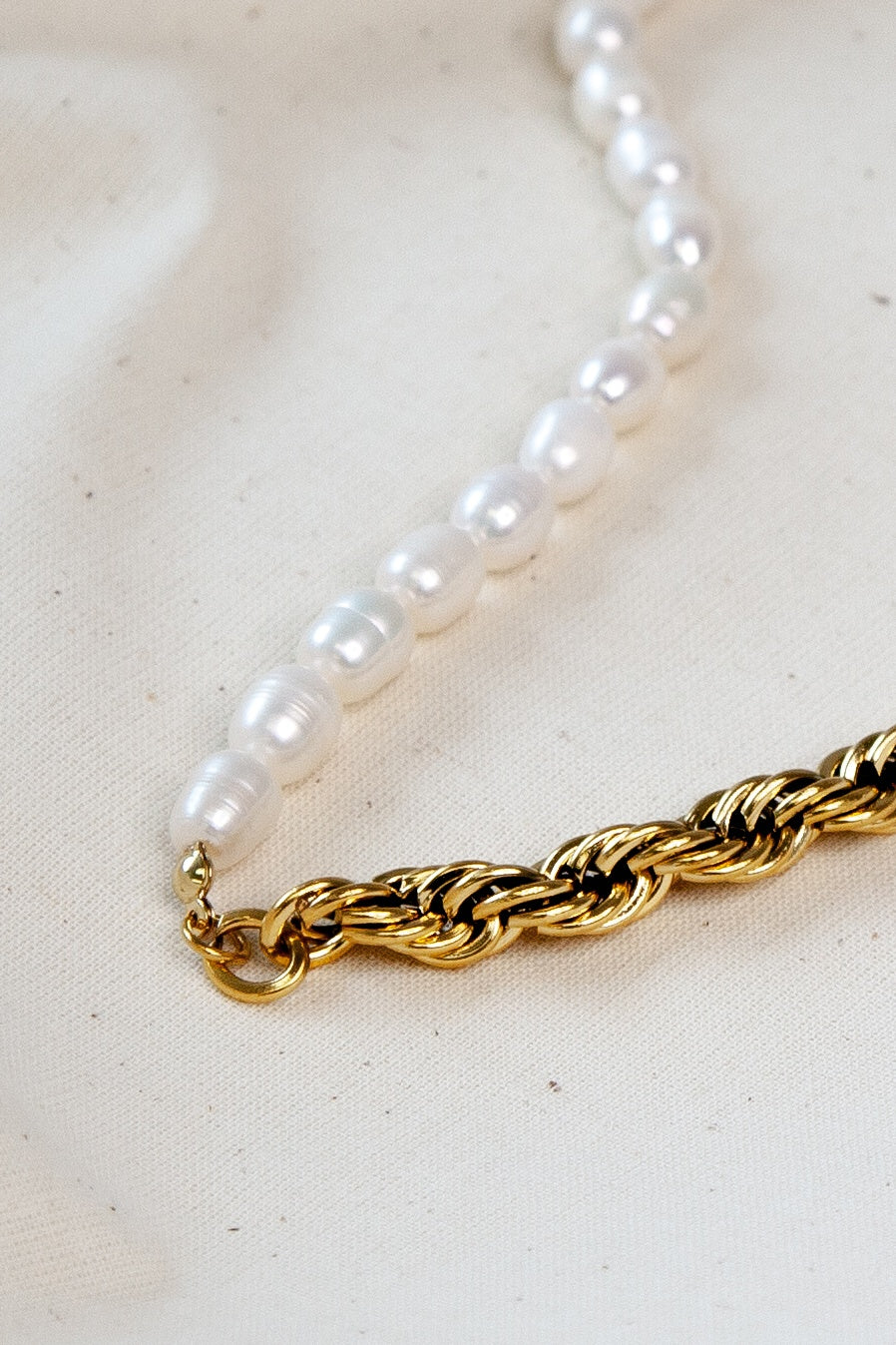 Persephone Necklace - Gold/Pearl