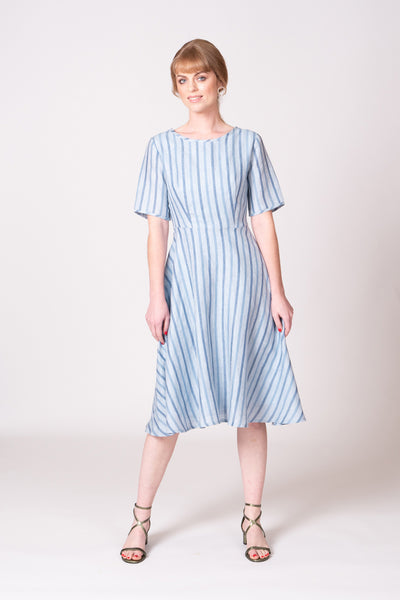 Rio Dress - Blue Stripe