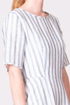 Rio Dress - Blue/White Stripe