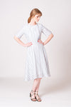 Rio Dress - Blue/White Stripe