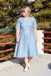 Rio Dress - Blue Stripe